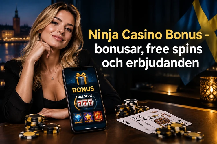 Ninja Casino Bonus - bonusar, free spins och erbjudanden