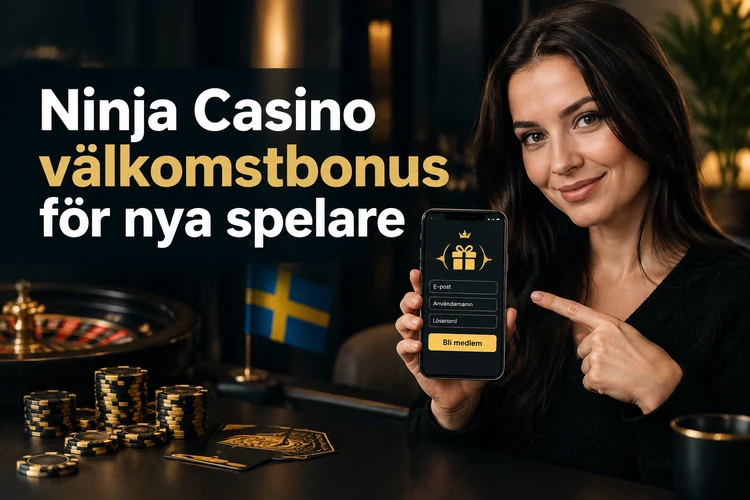 Ninja Casino välkomstbonus för nya spelare