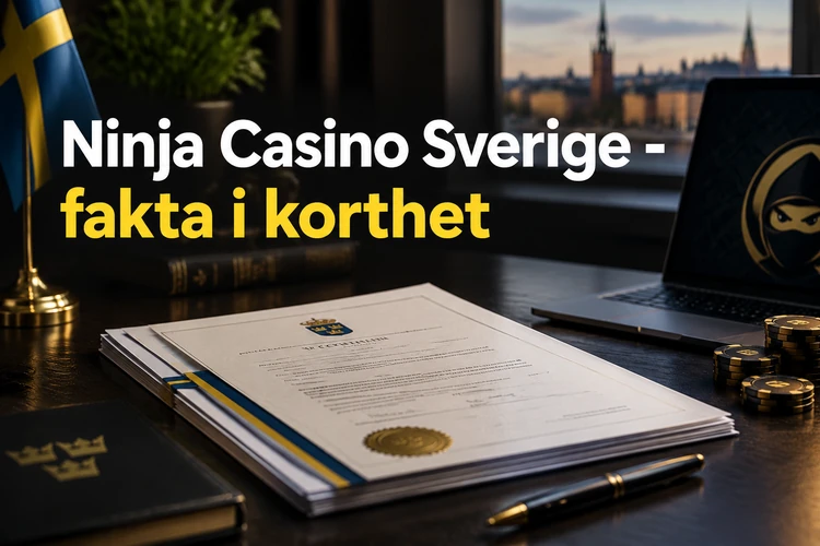 Ninja Casino Sverige - fakta i korthet