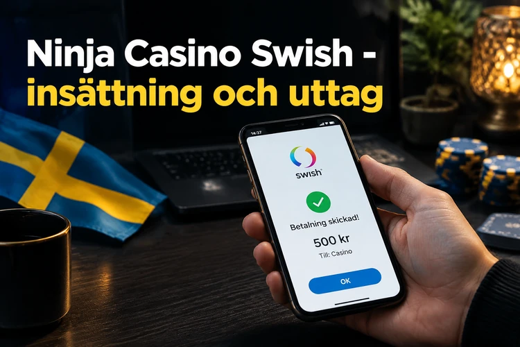 Ninja Casino Swish - insättning och uttag